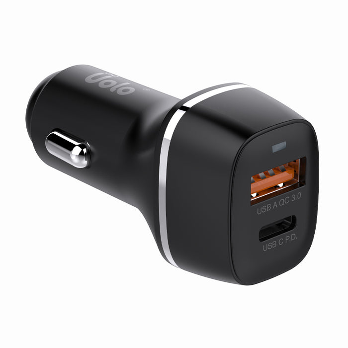 Uolo Volt 30W PD Car Charger with 18W USB A Port