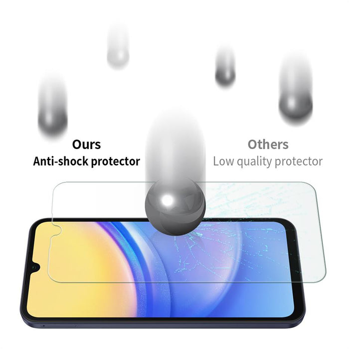 Uolo Shield Tempered Glass Screen Protector for Samsung Galaxy A15 5G
