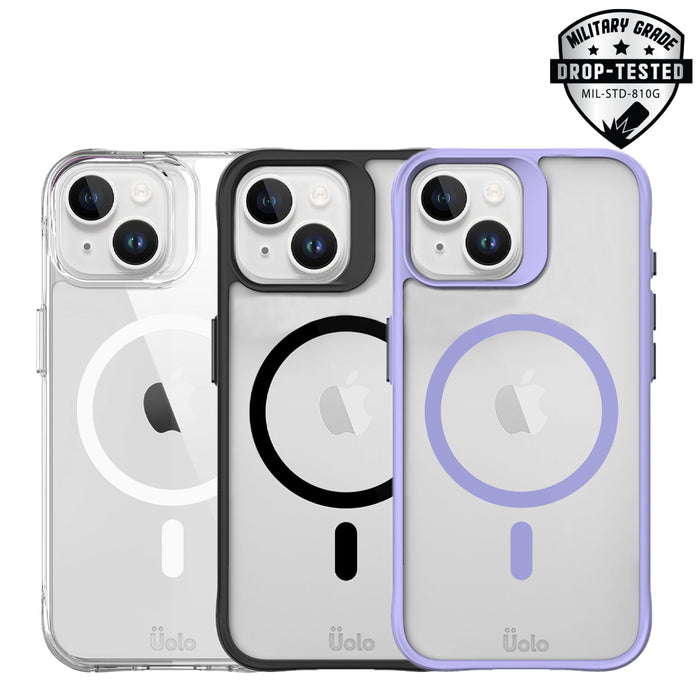 Uolo Soul+ Clear Protective Mag Case for iPhone 15