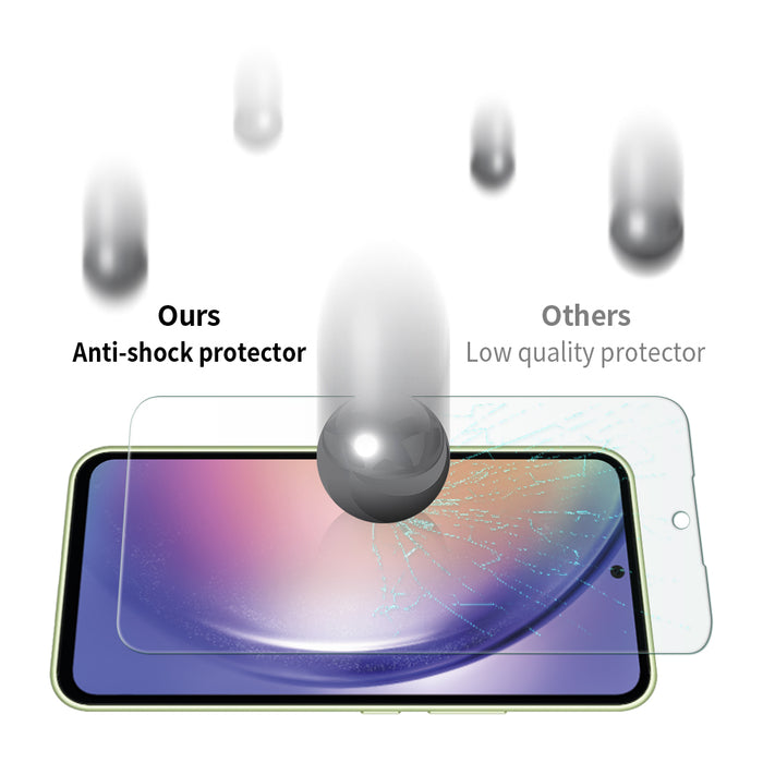 Uolo Shield Tempered Glass Screen Protector for Samsung Galaxy S23 FE/A54 5G