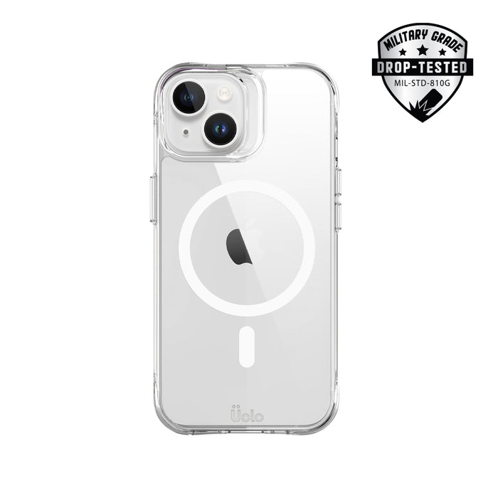 Uolo Soul+ Clear Protective Mag Case for iPhone 15