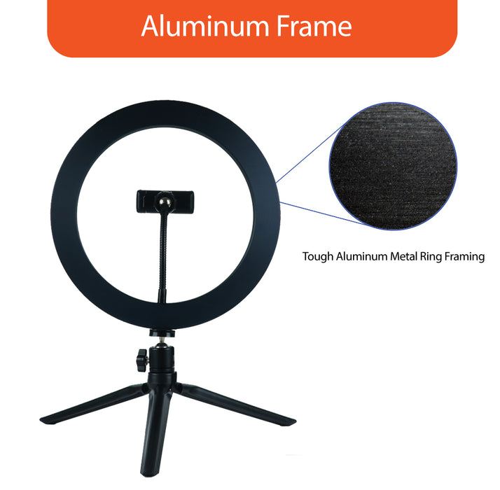 Uolo Mount 10" LED Ring Light Mount with Remote Shutter