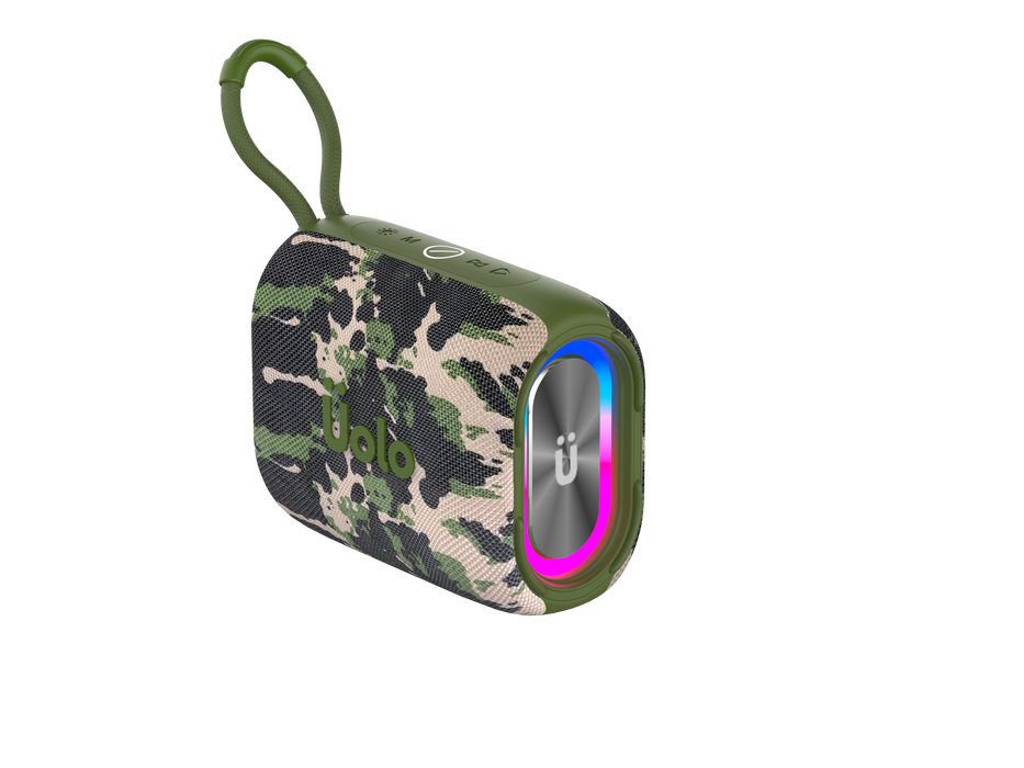 Uolo Pulse GloWave Mini Wireless & FM Radio Speaker