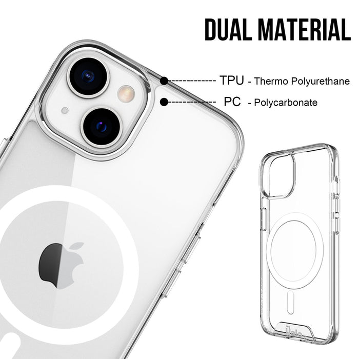 Uolo Soul+ Clear Protective Mag Case for iPhone 14 Plus
