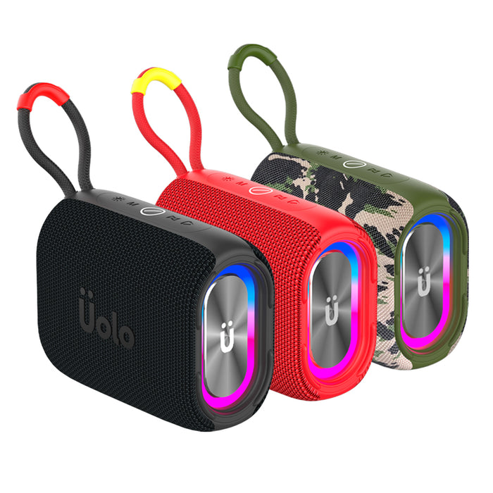Uolo Pulse GloWave Mini Wireless & FM Radio Speaker