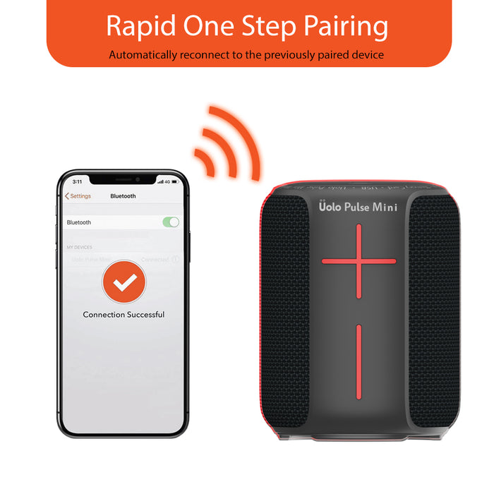 Uolo Pulse Mini Wireless & FM Speaker