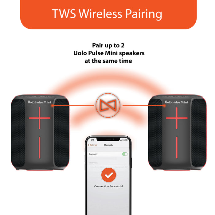 Uolo Pulse Mini Wireless & FM Speaker