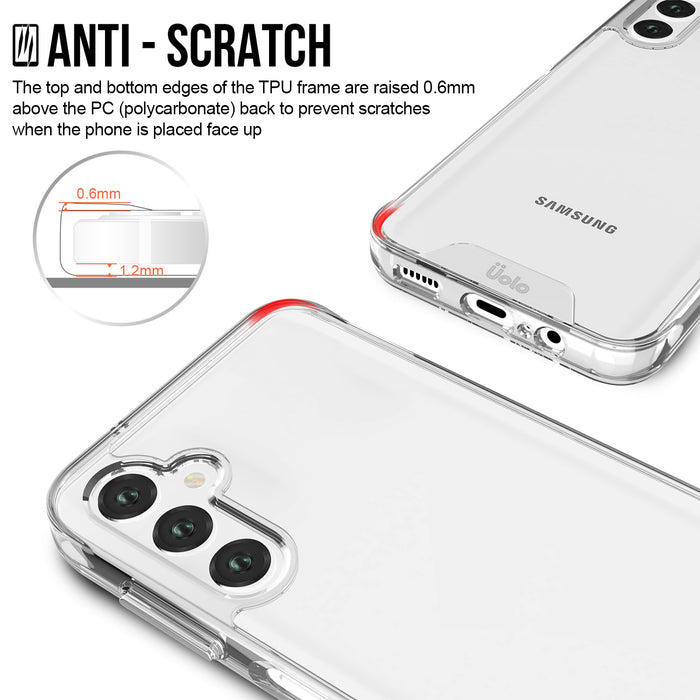Uolo Soul+ Clear Protective Case for Samsung Galaxy A14 5G