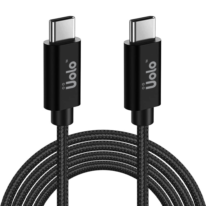 Uolo Link 2m Braided USB C to C Charge & Sync Cable