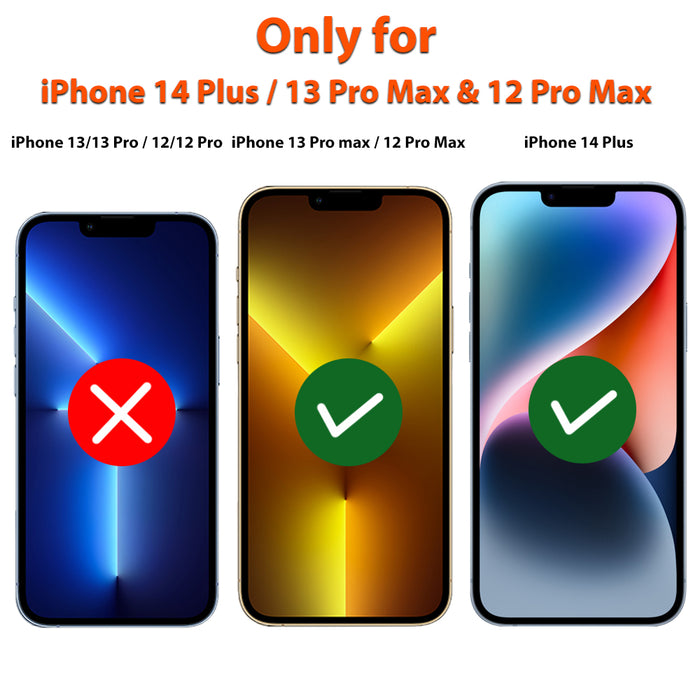 Uolo Shield Tempered Glass Screen Protector for iPhone 14 Plus / 13 Pro Max / 12 Pro Max