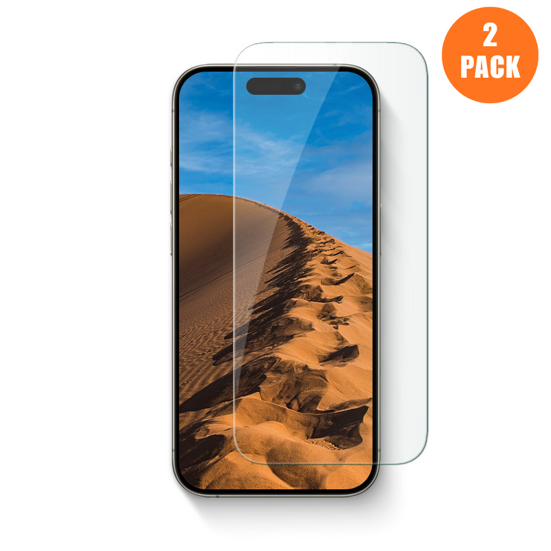 Uolo Shield Glass for iPhone Air with with Alignment Tray, 2-Pack