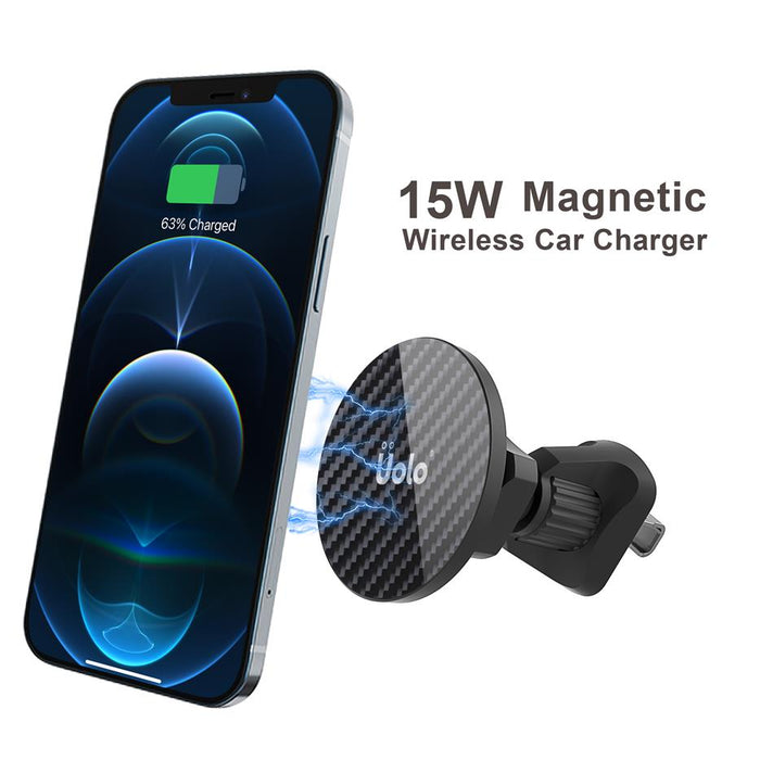 Uolo Volt 15W Magnetic Wireless Charging Car Mount