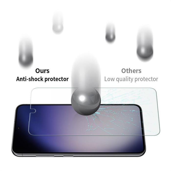 Uolo Shield Tempered Glass Screen Protector for Samsung S24+