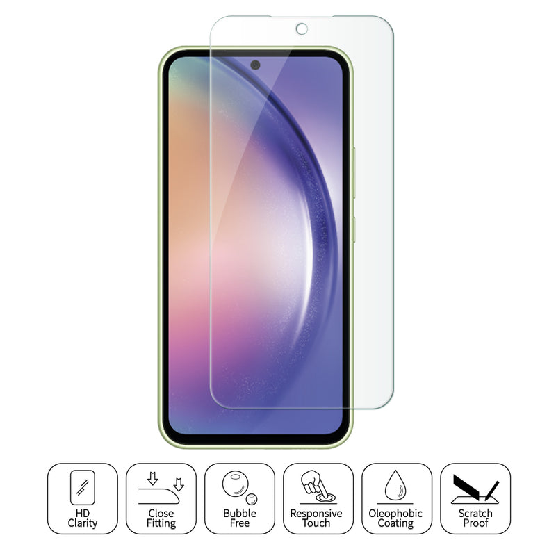 Uolo Shield Tempered Glass Screen Protector for Samsung Galaxy S23 FE/A54 5G