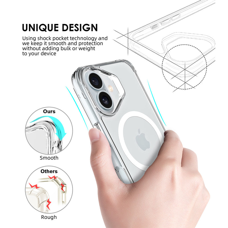 Uolo Soul+ Protective Mag Case for iPhone 16 Plus