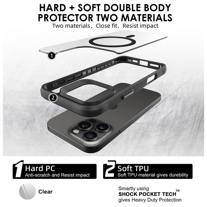 Uolo Soul+ Protective Mag Case for iPhone 16 Pro Max
