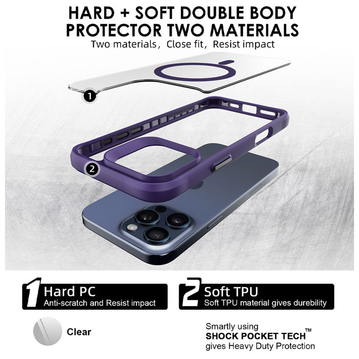 Uolo Soul+ Protective Mag Case for iPhone 16 Pro Max
