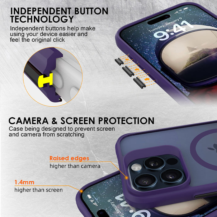Uolo Soul+ Protective Mag Case for iPhone 16 Pro Max