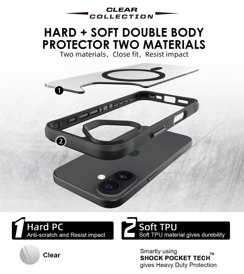 Uolo Soul+ Protective Mag Case, iPhone 17