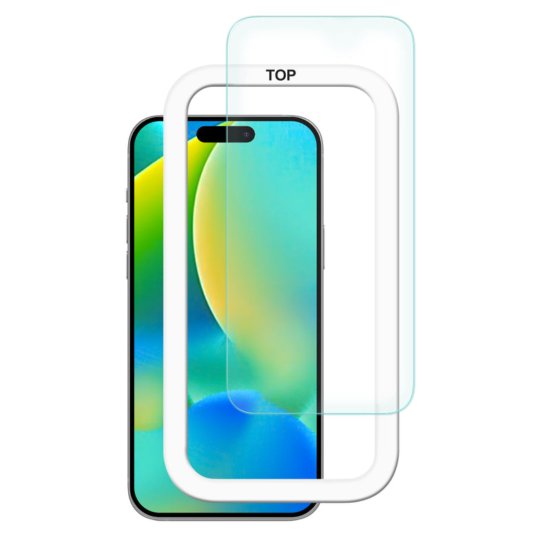Uolo Shield Glass for iPhone Air with with Alignment Tray, 2-Pack