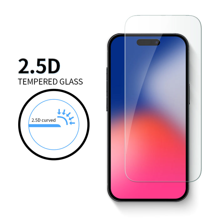 Uolo Protection Bundle for iPhone 16 Plus – Shield Tempered Glass with Alignment Tray & Soul+ Clear MagSafe Case | Screen Protector + Shockproof Slim Case for iPhone 16 Plus
