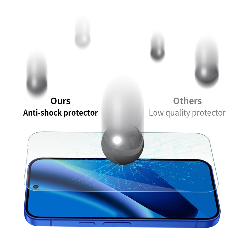 Uolo Shield Glass with Alignment Tray, Google Pixel 10a