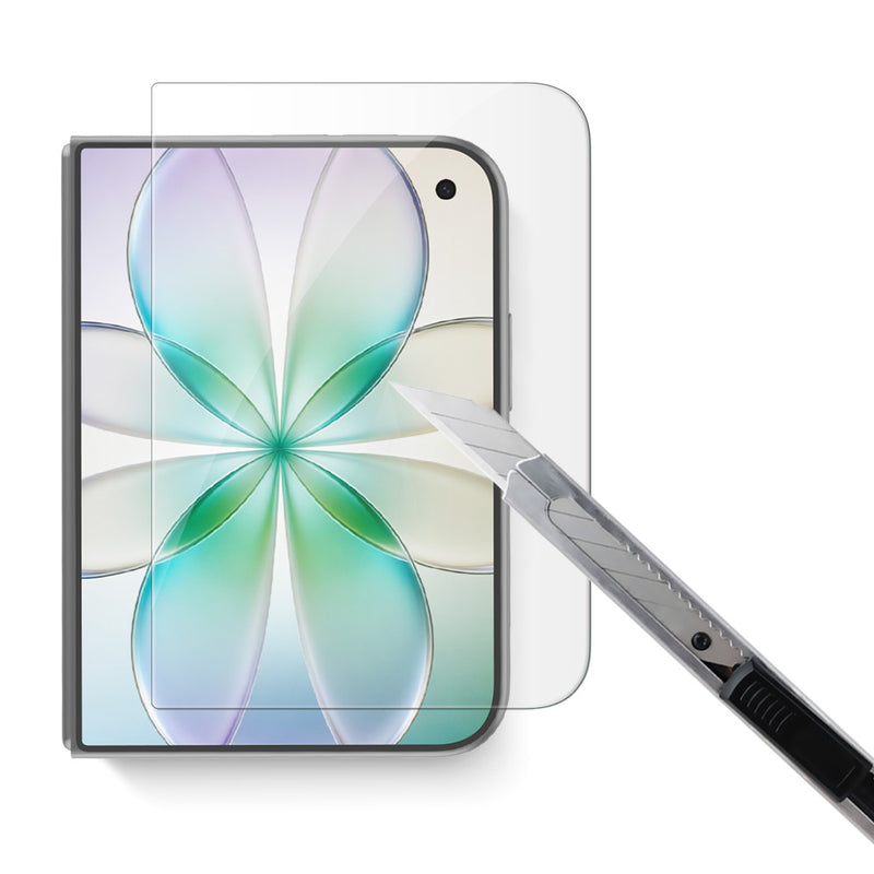 Uolo Shield Glass for iPhone Duo Outer Display with Alignment Tray