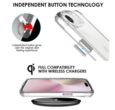 Uolo Soul+ Protective Case, iPhone 16e, Clear