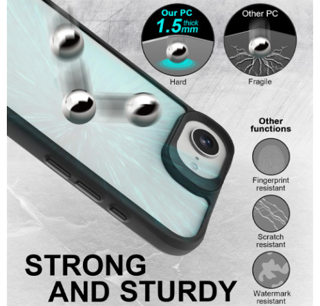 Uolo Soul+ Protective Case, iPhone 16e, Black