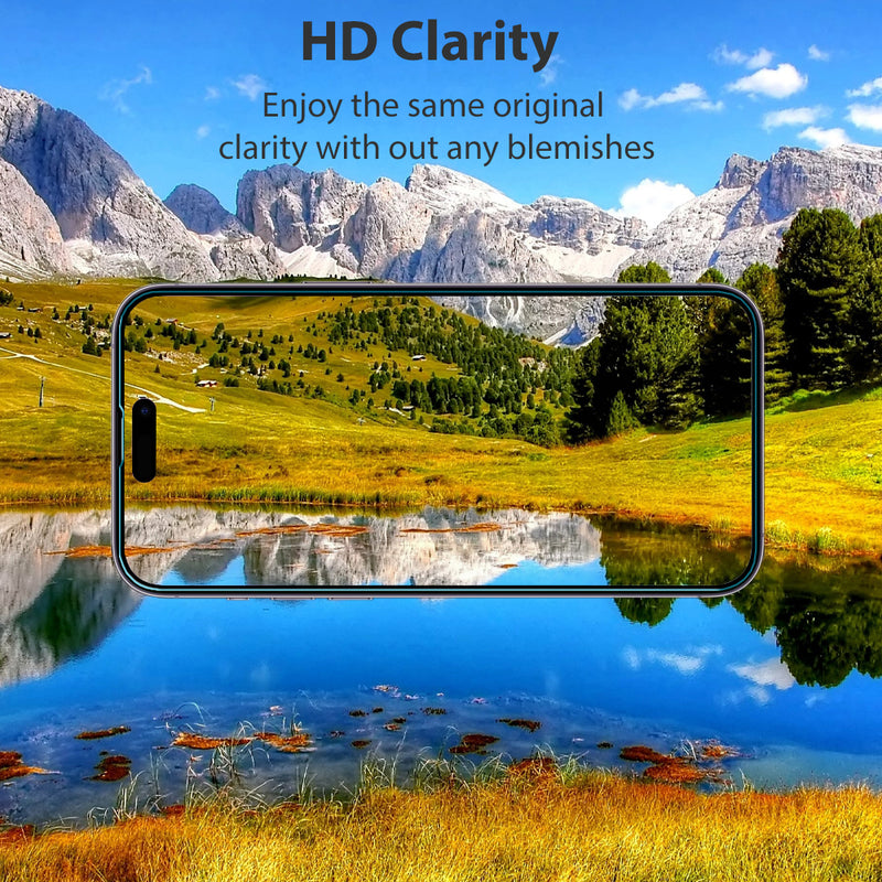 Uolo Shield Glass for iPhone 17 Pro with with Alignment Tray, 2-Pack