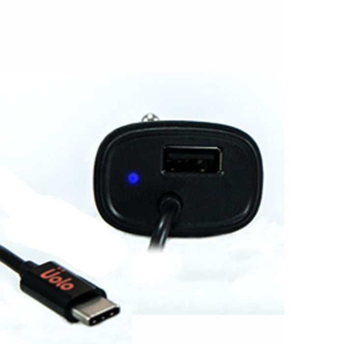 Uolo Volt 3A USB C Car Charger with 1A USB Port