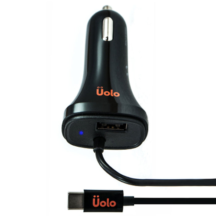 Uolo Volt 3A USB C Car Charger with 1A USB Port