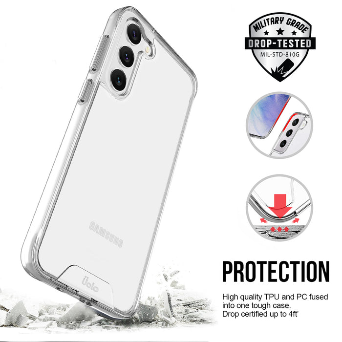 Uolo Soul+ Clear Protective Case for Samsung Galaxy S23