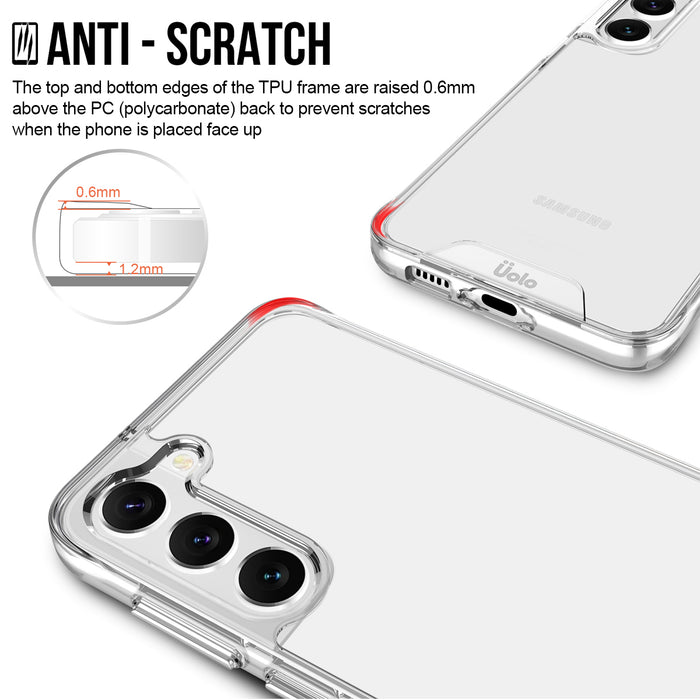 Uolo Soul+ Clear Protective Case for Samsung Galaxy S23