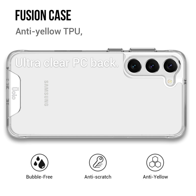 Uolo Soul+ Clear Protective Case for Samsung Galaxy S23+
