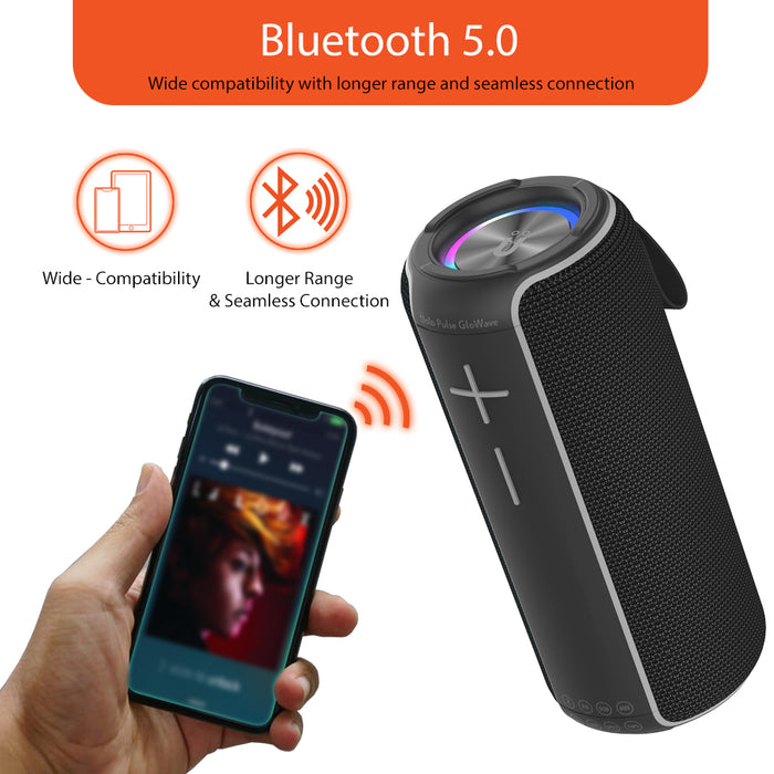 Uolo Pulse GloWave Bluetooth & FM Speaker