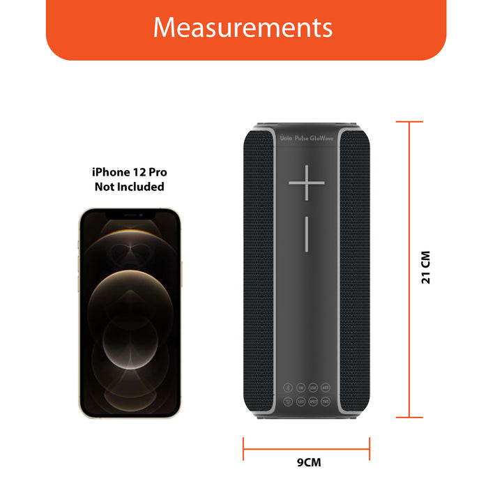 Uolo Pulse GloWave Bluetooth & FM Speaker