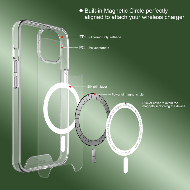 Uolo Soul+ Clear Protective Mag Case for iPhone 14 Plus