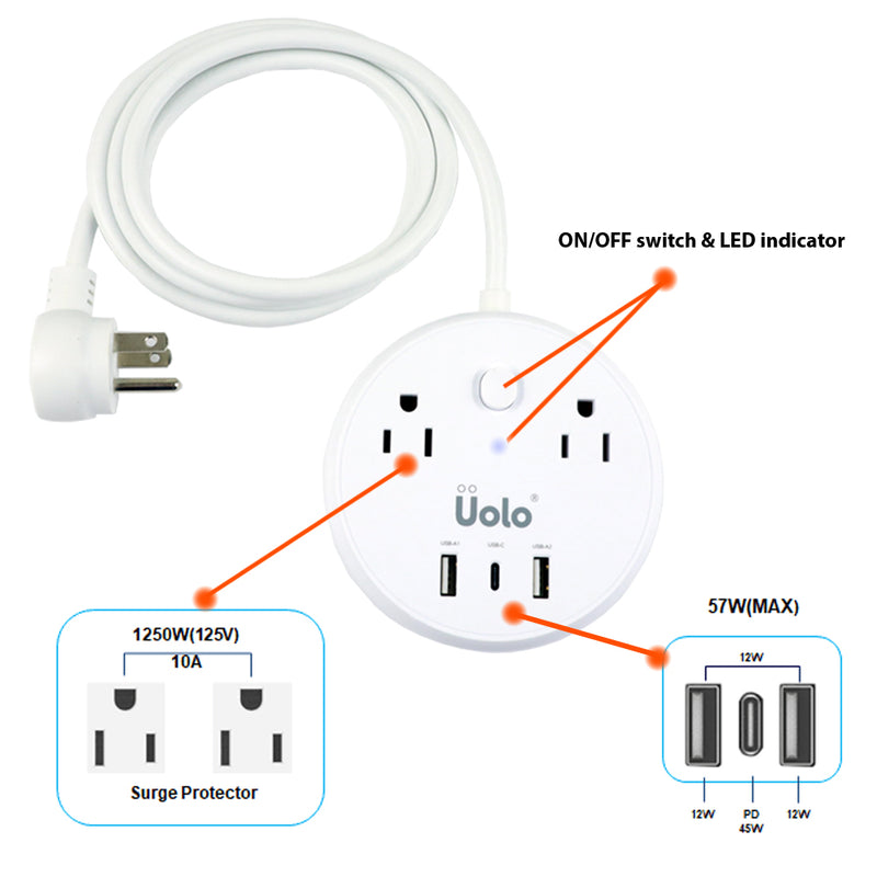 Uolo Volt 45W PD Power Hub