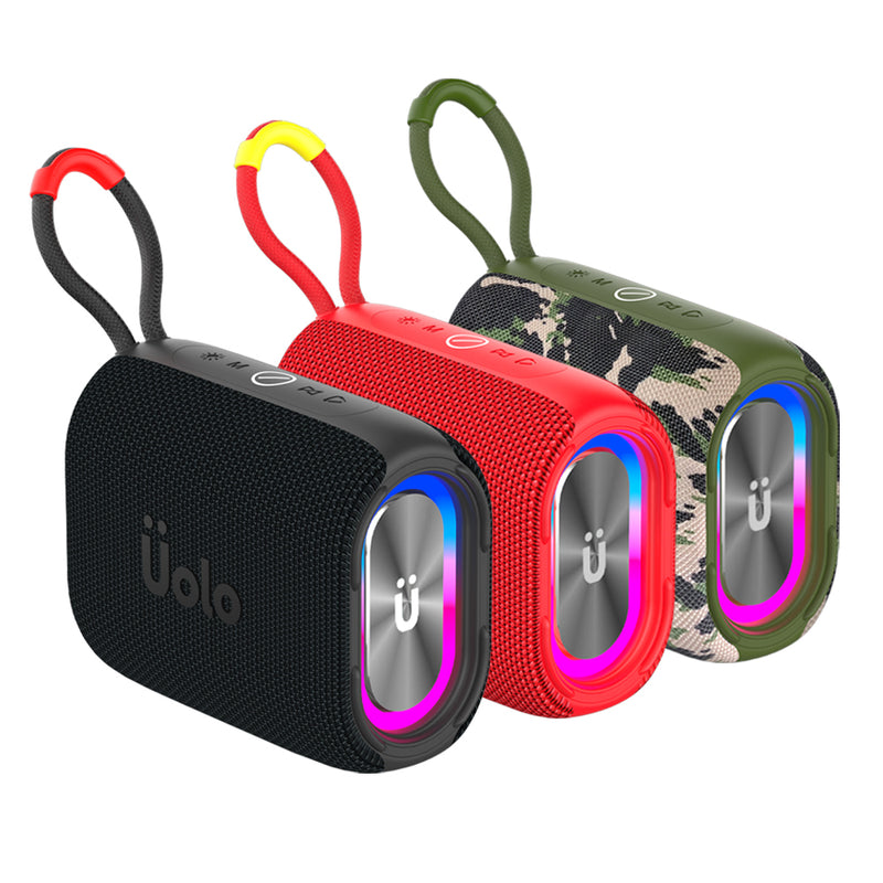 Uolo Pulse GloWave Mini Wireless & FM Radio Speaker