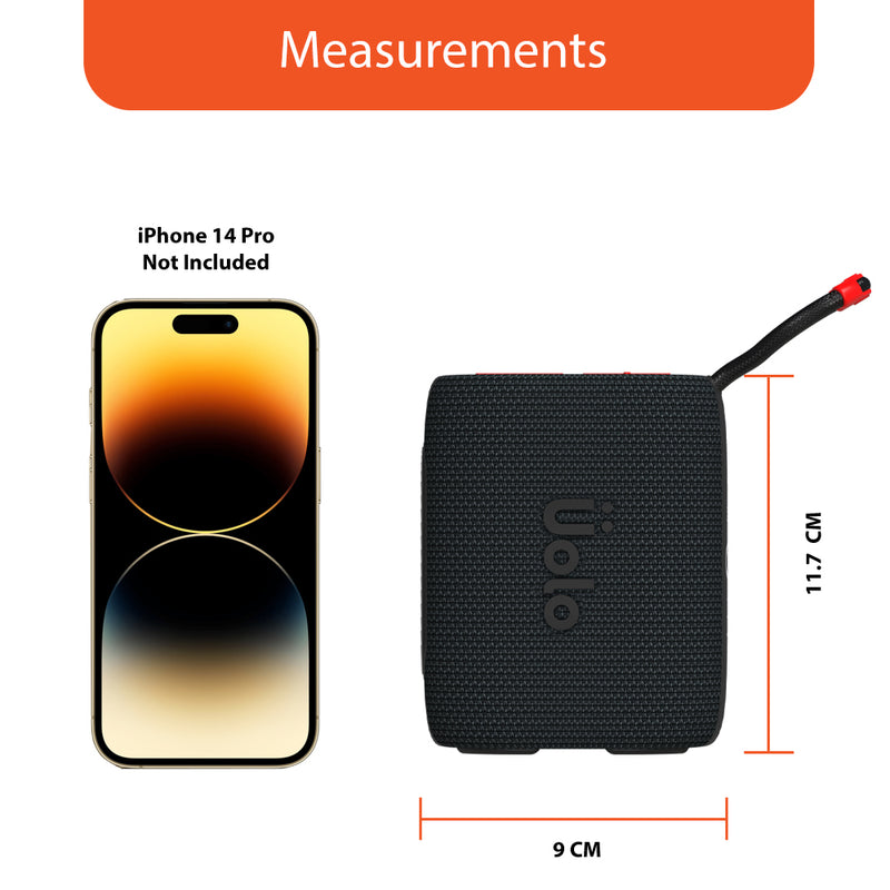 Uolo Pulse GloWave Mini Wireless & FM Radio Speaker