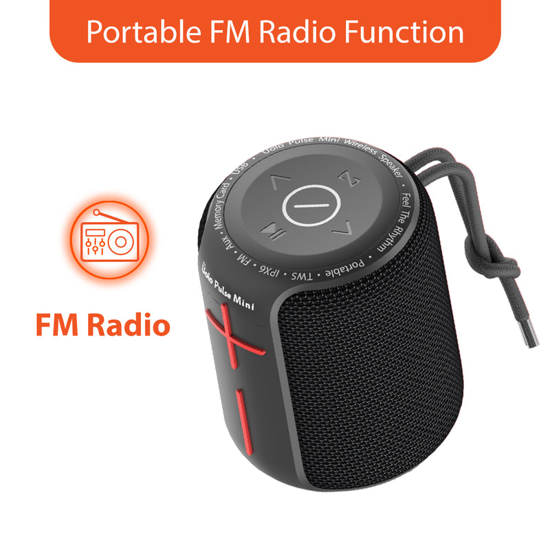 Uolo Pulse Mini Wireless & FM Speaker