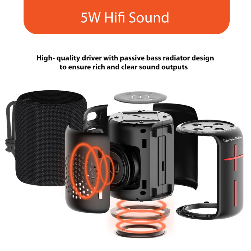 Uolo Pulse Mini Wireless & FM Speaker