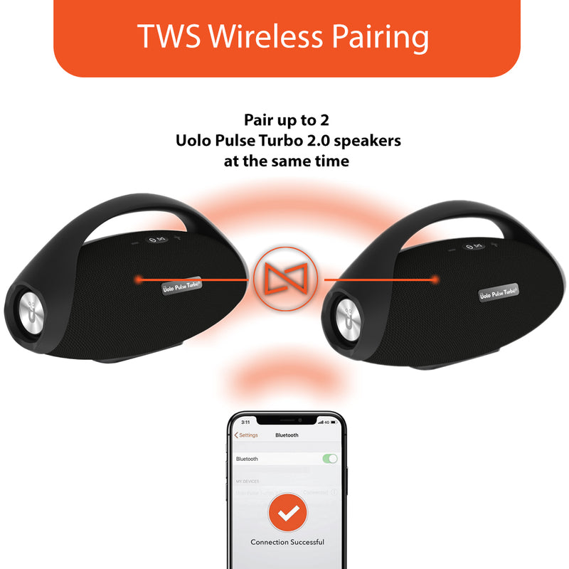 Uolo Pulse Turbo Bluetooth Speaker 2.0