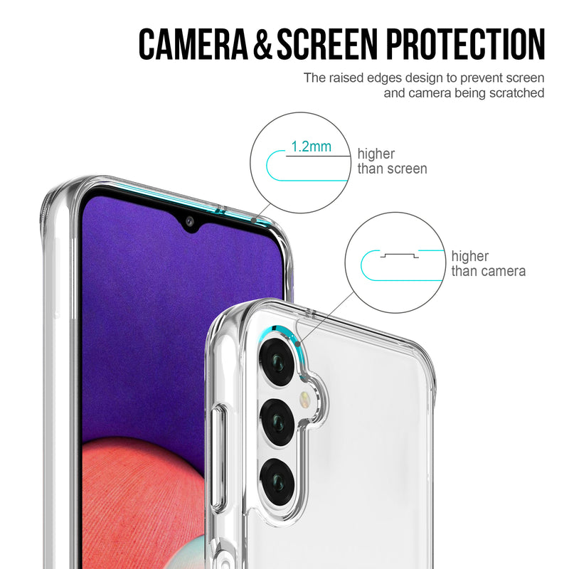 Uolo Soul+ Clear Protective Case for Samsung Galaxy A14 5G