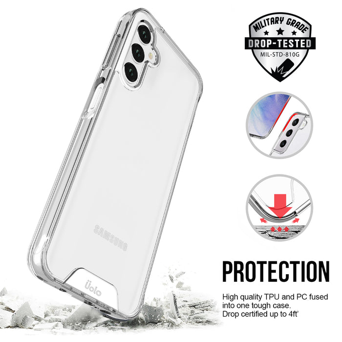 Uolo Soul+ Clear Protective Case for Samsung Galaxy A14 5G