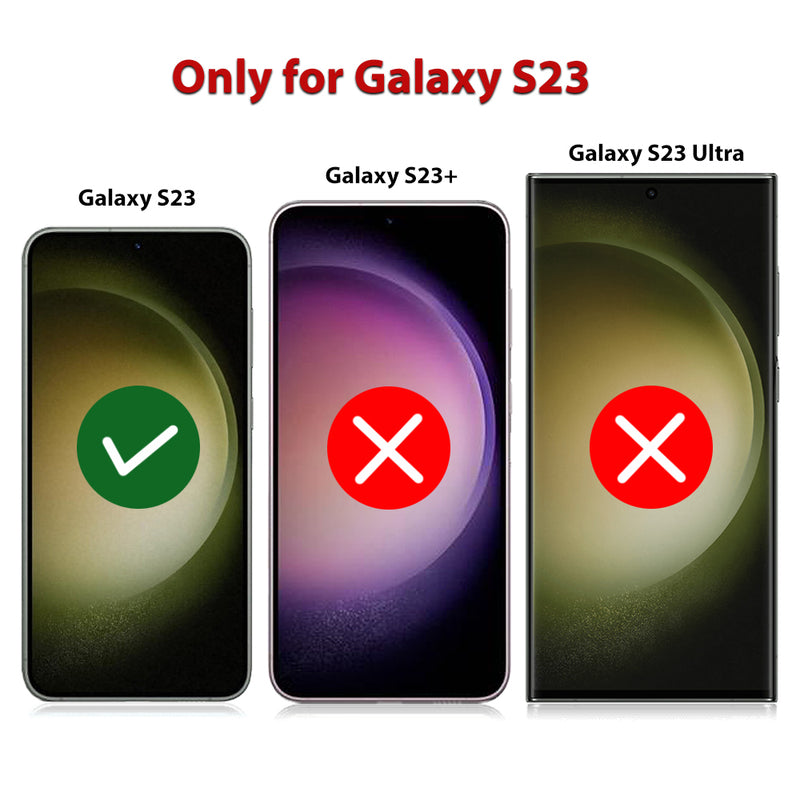 Uolo Shield Tempered Glass Screen Protector for Samsung S23