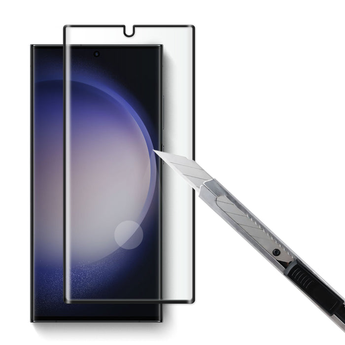 Uolo Shield 3D Tempered Glass Screen Protector (Case Friendly) for Samsung Galaxy S23 Ultra