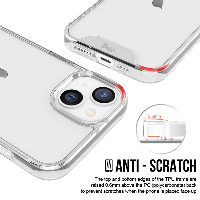 Uolo Soul+ Clear Protective Case for iPhone 14 Plus