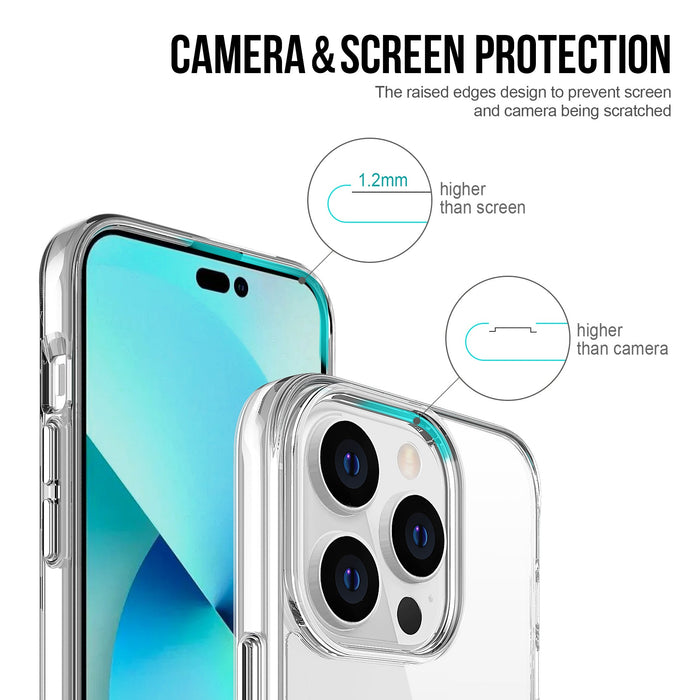 Uolo Soul+ Clear Protective Case for iPhone 14 Pro Max